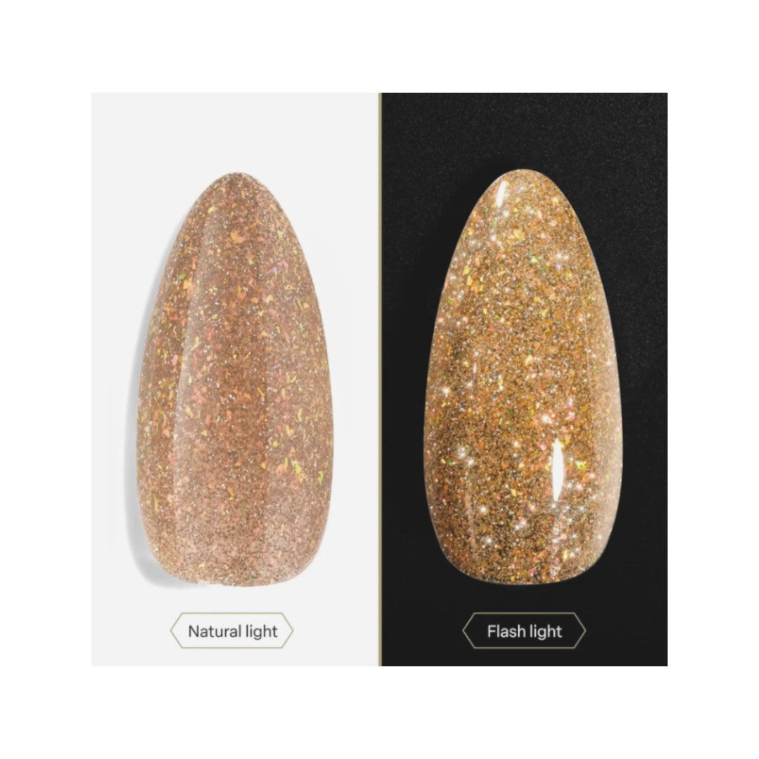 Apres Flash Glitter Gel Couleur - That’S My Twin Flame #FG03 (10mL)