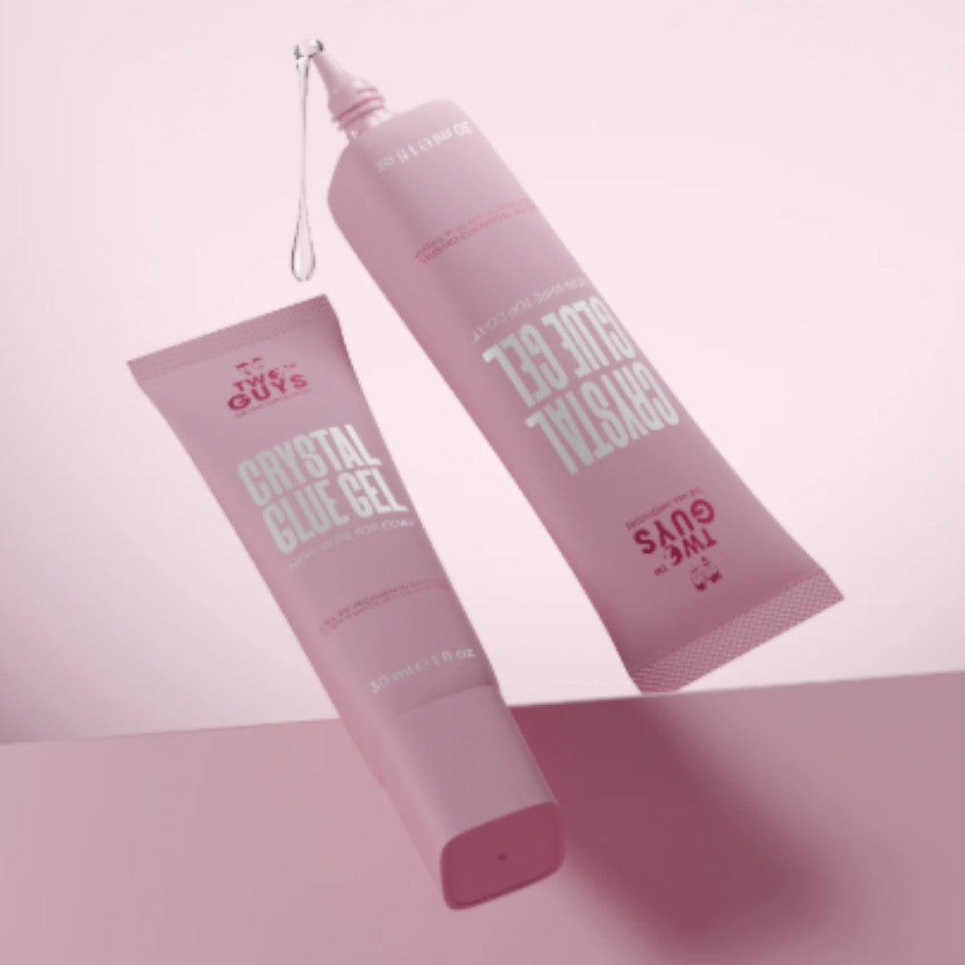 2Guys Crystal Glue Gel Tube - Non-wipe Top Coat (30mL)