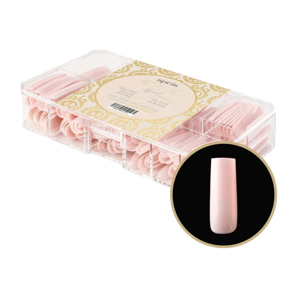 Apres X Chaun Legend Gel-X Nail Tips Box - Sculpted Square XXLong (150pcs)