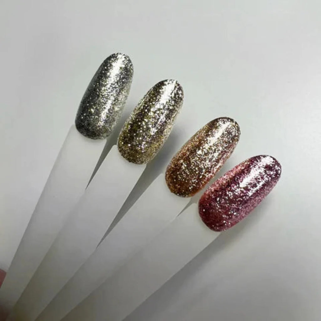 Akzentz UV/LED Gel Play - Glitter Glistening Gold (0.14oz)
