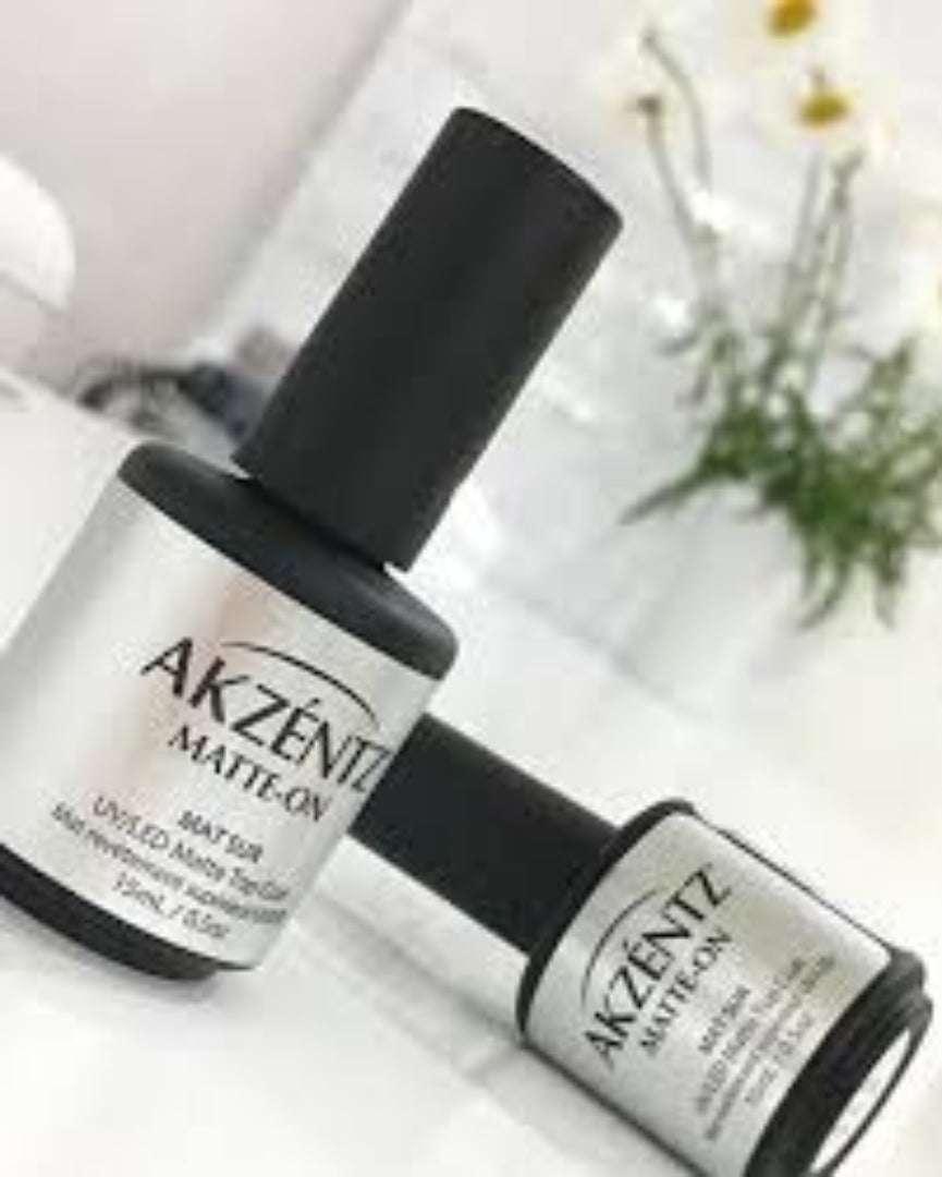 Akzentz Luxio Gel Top Coat - Matte (0.5oz)