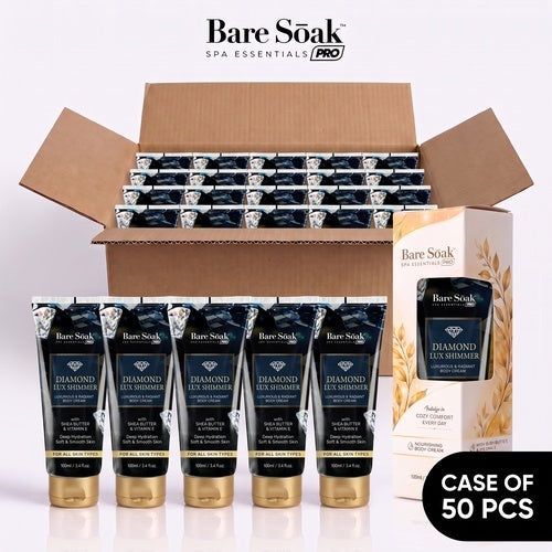 Bare Soak Body Cream - Diamond Lux Shimmer (3.4oz) (Case of 50)
