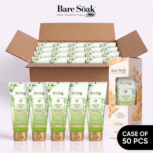 Bare Soak Body Cream - Green Tea (3.4oz) (Case of 50)