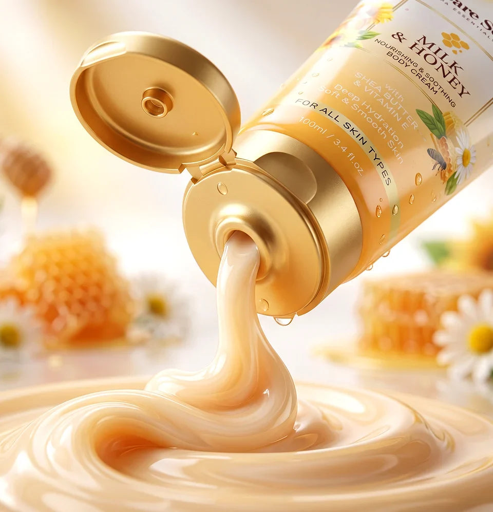 Bare Soak Body Cream - Milk & Honey (3.4oz) (Case of 50)