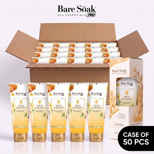 Bare Soak Body Cream - Milk & Honey (3.4oz) (Case of 50)