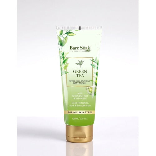Bare Soak Body Cream - Green Tea (3.4oz) (Case of 50)