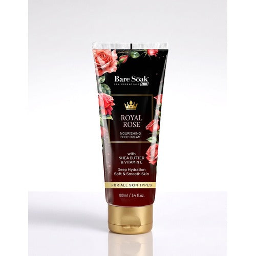 Bare Soak Body Cream - Royal Rose (3.4oz)