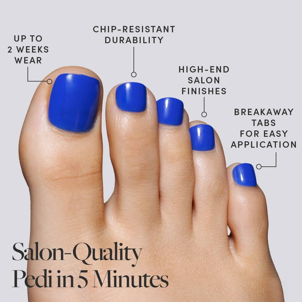 Cobalt Blue Toenail