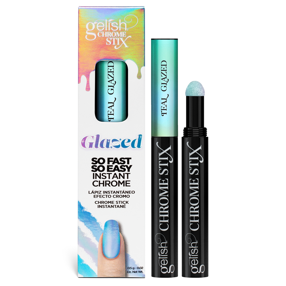 Gelish Chrome Stix | Teal Glazed