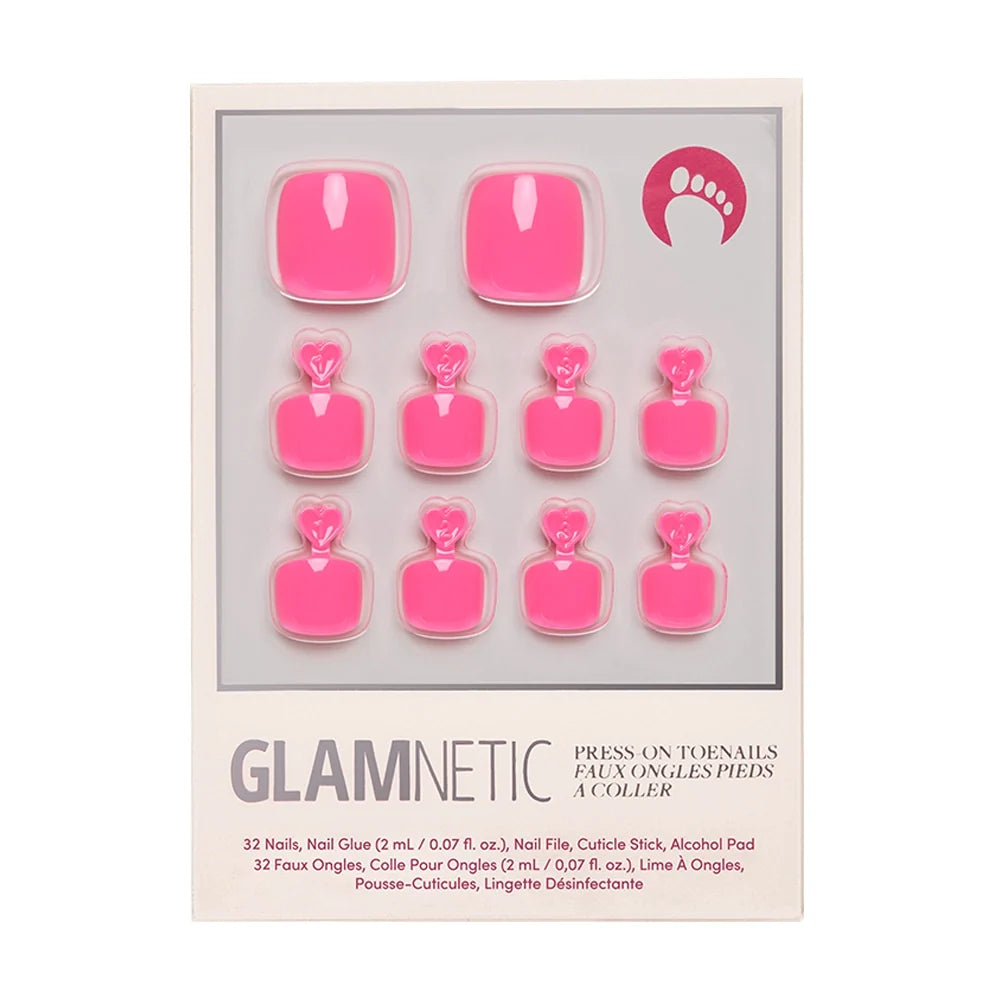 Hot Pink Toenail