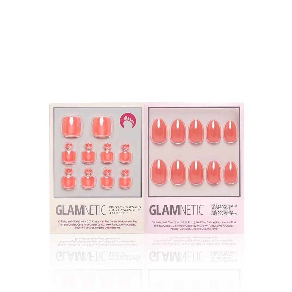 Lush Coral Mani & Pedi
