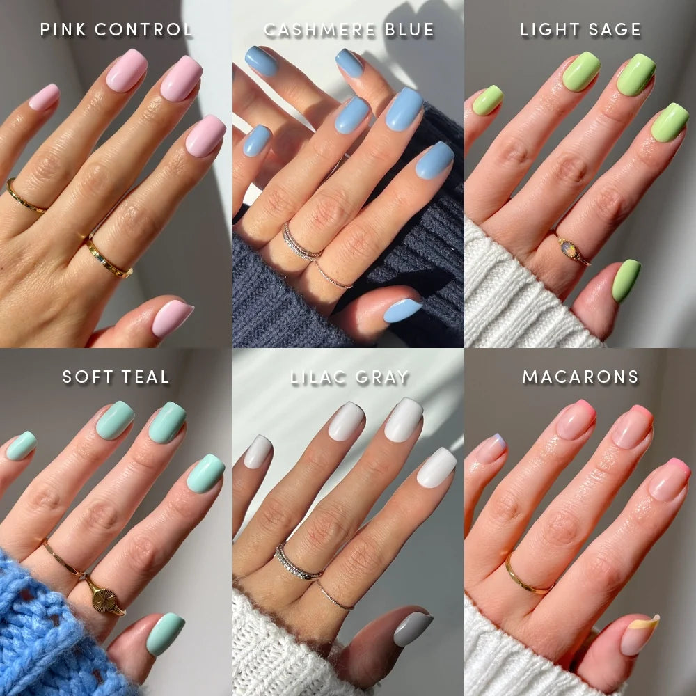 Squoval Pastel Palette