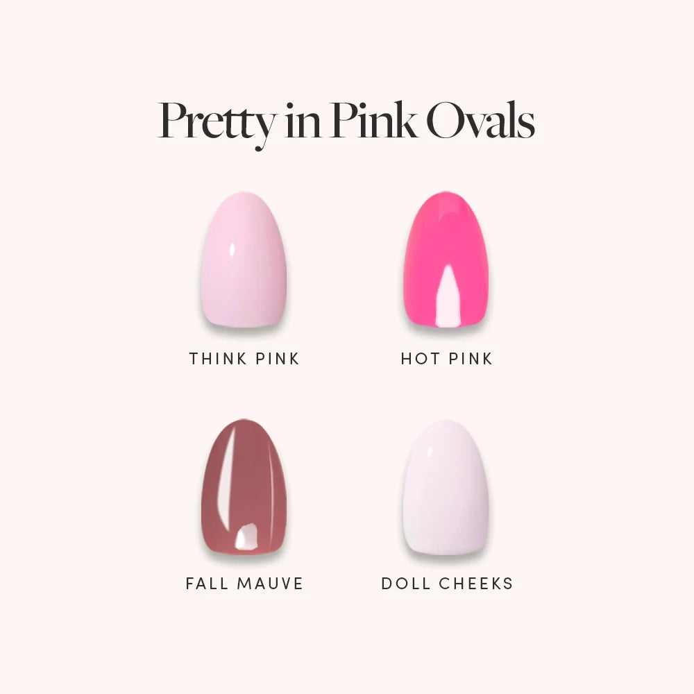 Pretty in Pink Ovals