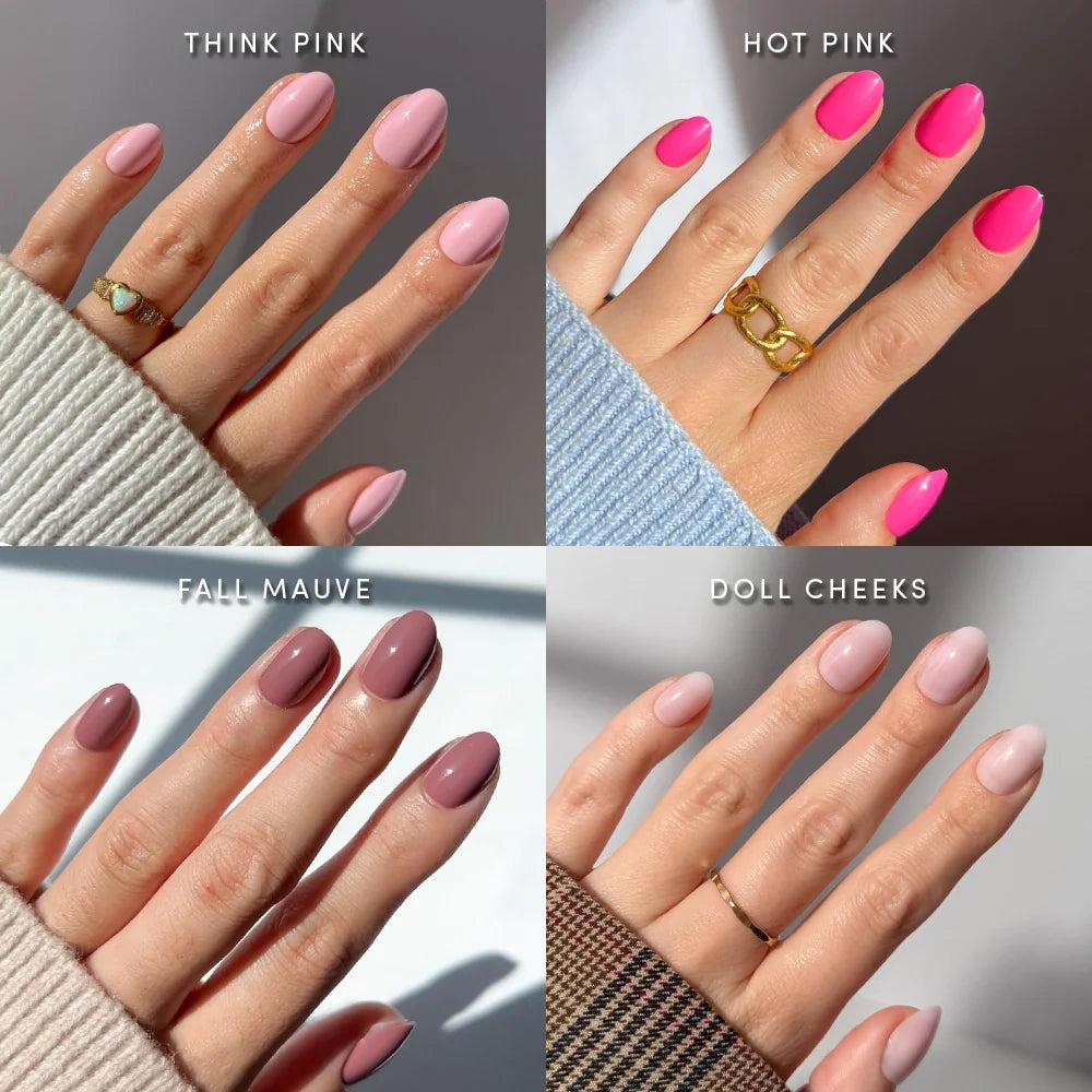 Pretty in Pink Ovals