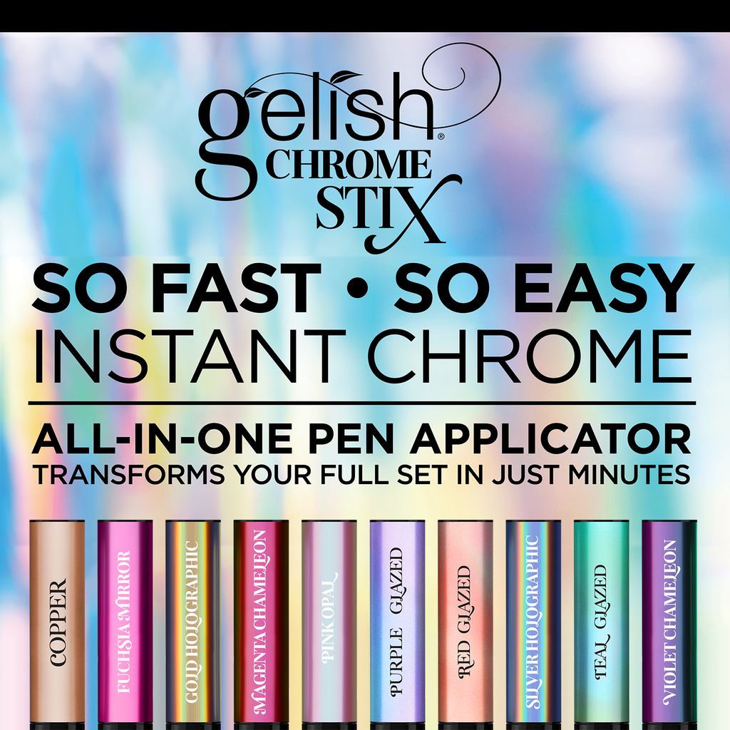 Gelish Chrome Stix | Teal Glazed