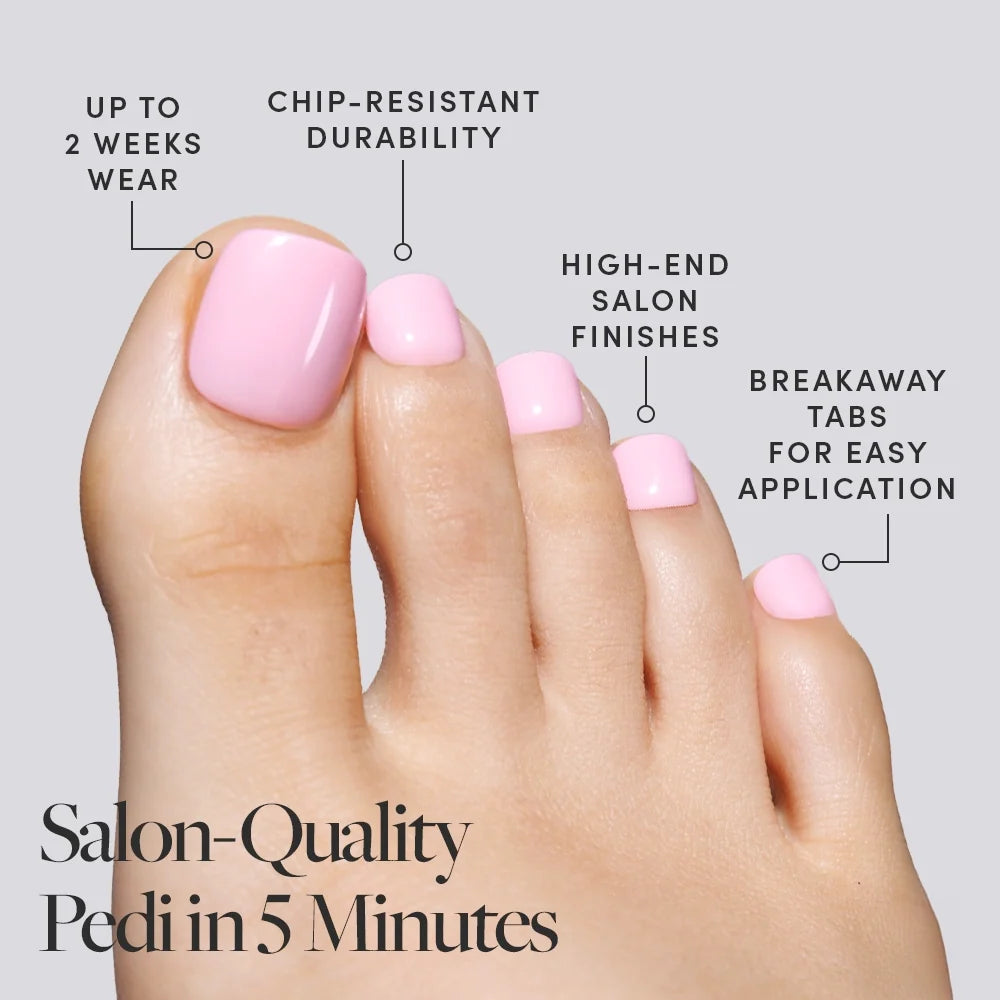 Think Pink Toenail
