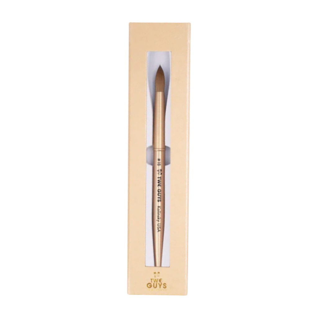 2Guys Acrylic Brush - Kolinsky Brush #18