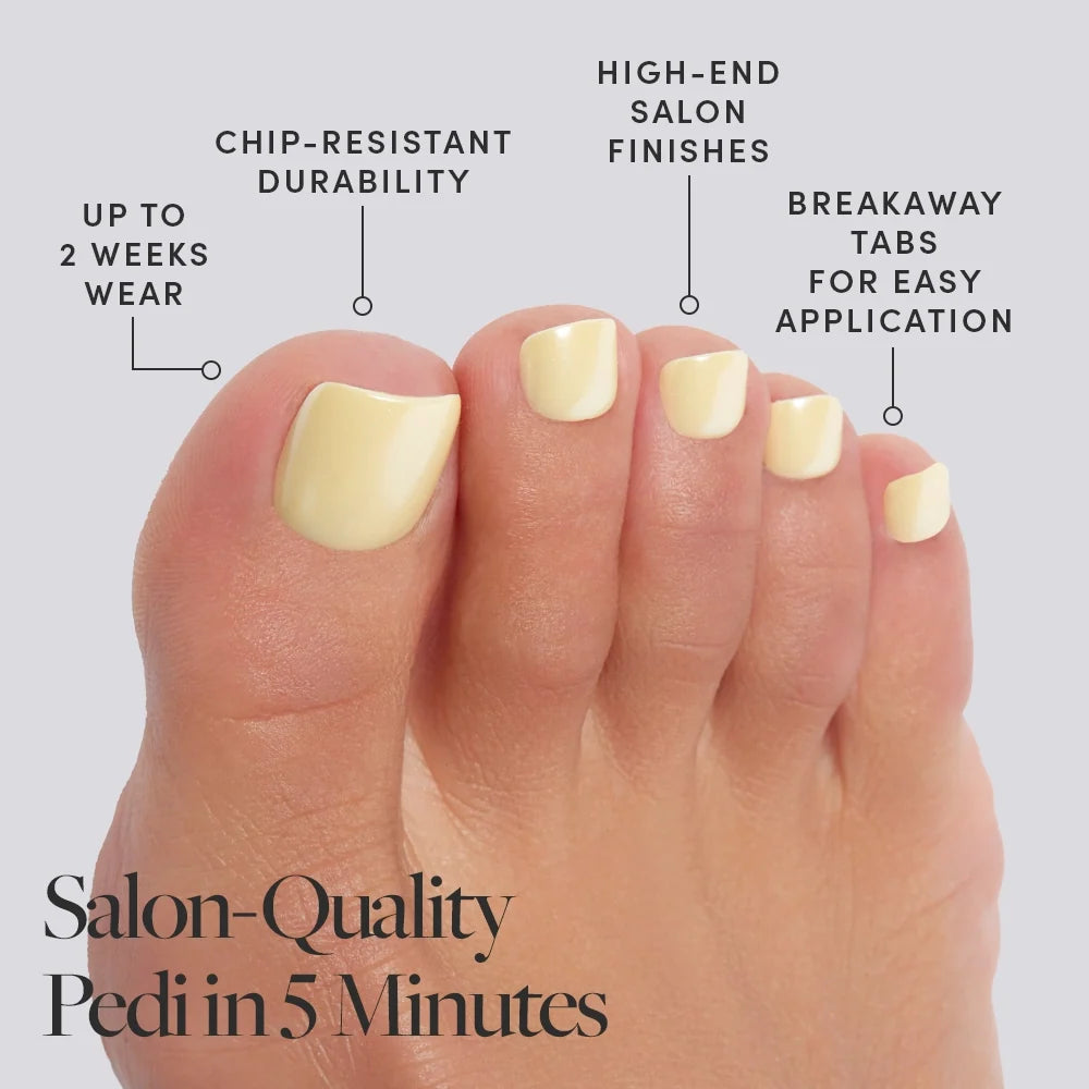 Yellow Pop Toenail