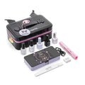 Apres Nail Extension Gel-X Kit - Apres X Hello Kitty & Friends (Kuromi Edition & Natural Almond Medium Neutral French Tips Box)