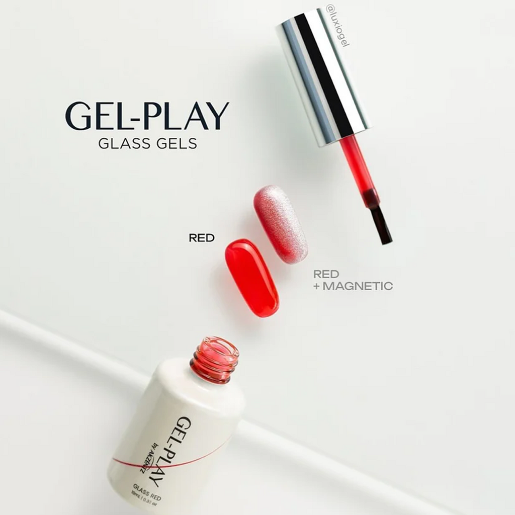 Akzéntz Luxio Gel Play - Glass Red (10mL)