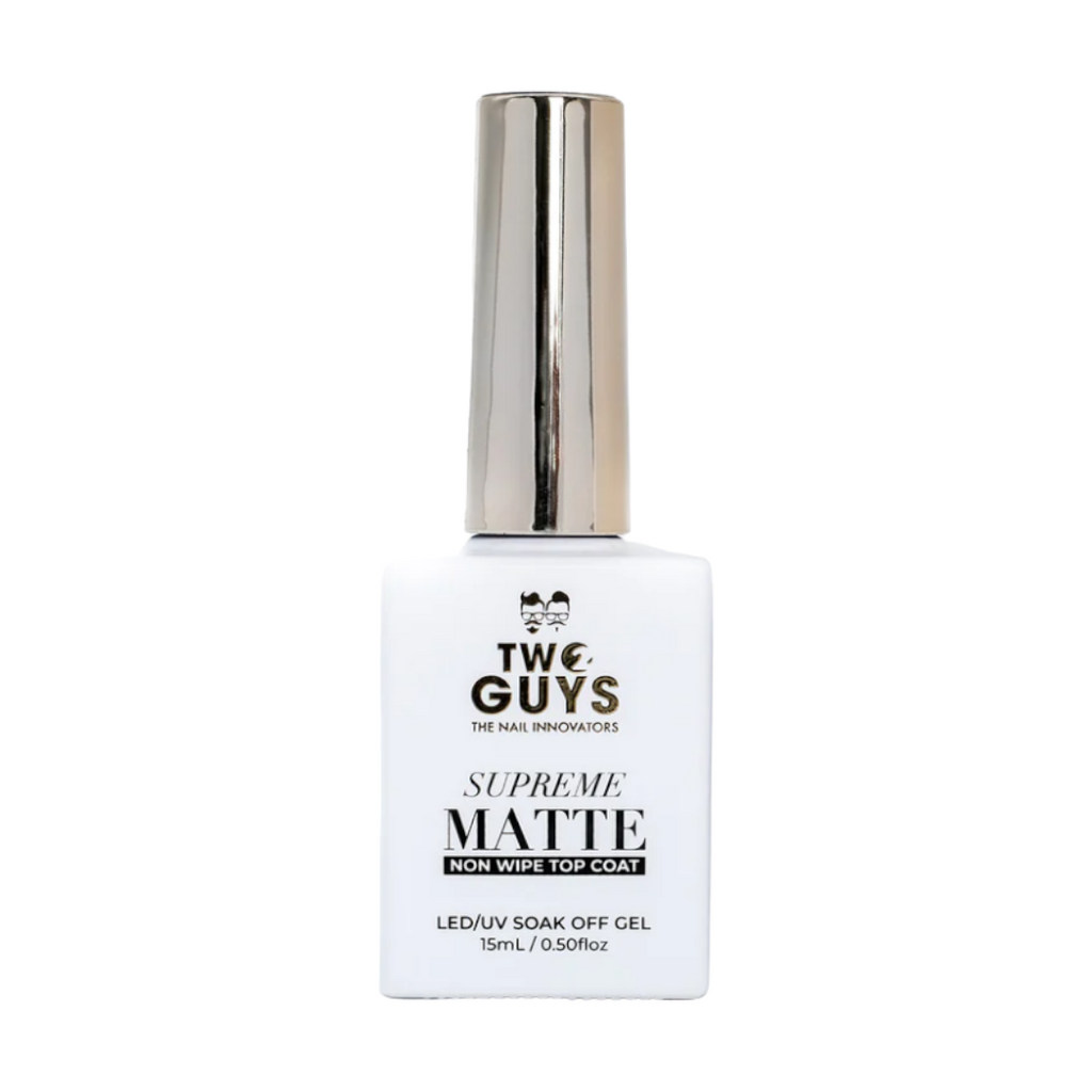 2Guys Gel Top Coat - No Wipe Supreme Matte (15mL)