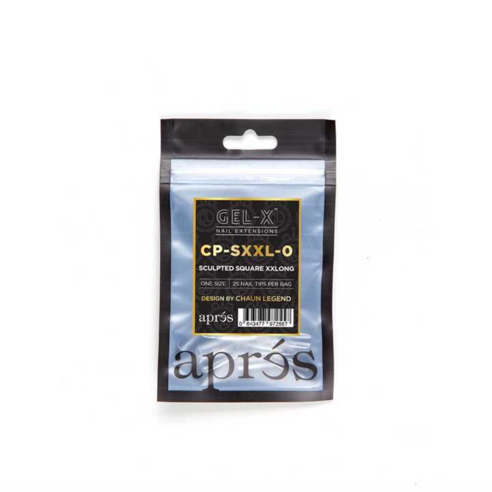Apres X Chaun Legend Gel-X Refill Tips - Sculpted Square XXLong (50pcs)