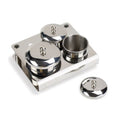 Apollo 3-Piece Stainless Steel Powder & Liquid Set #DD1