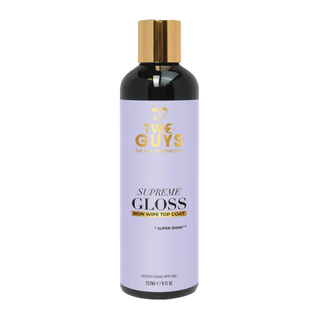 2Guys Gel Top Coat Refill - No Wipe Supreme Gloss (8oz)