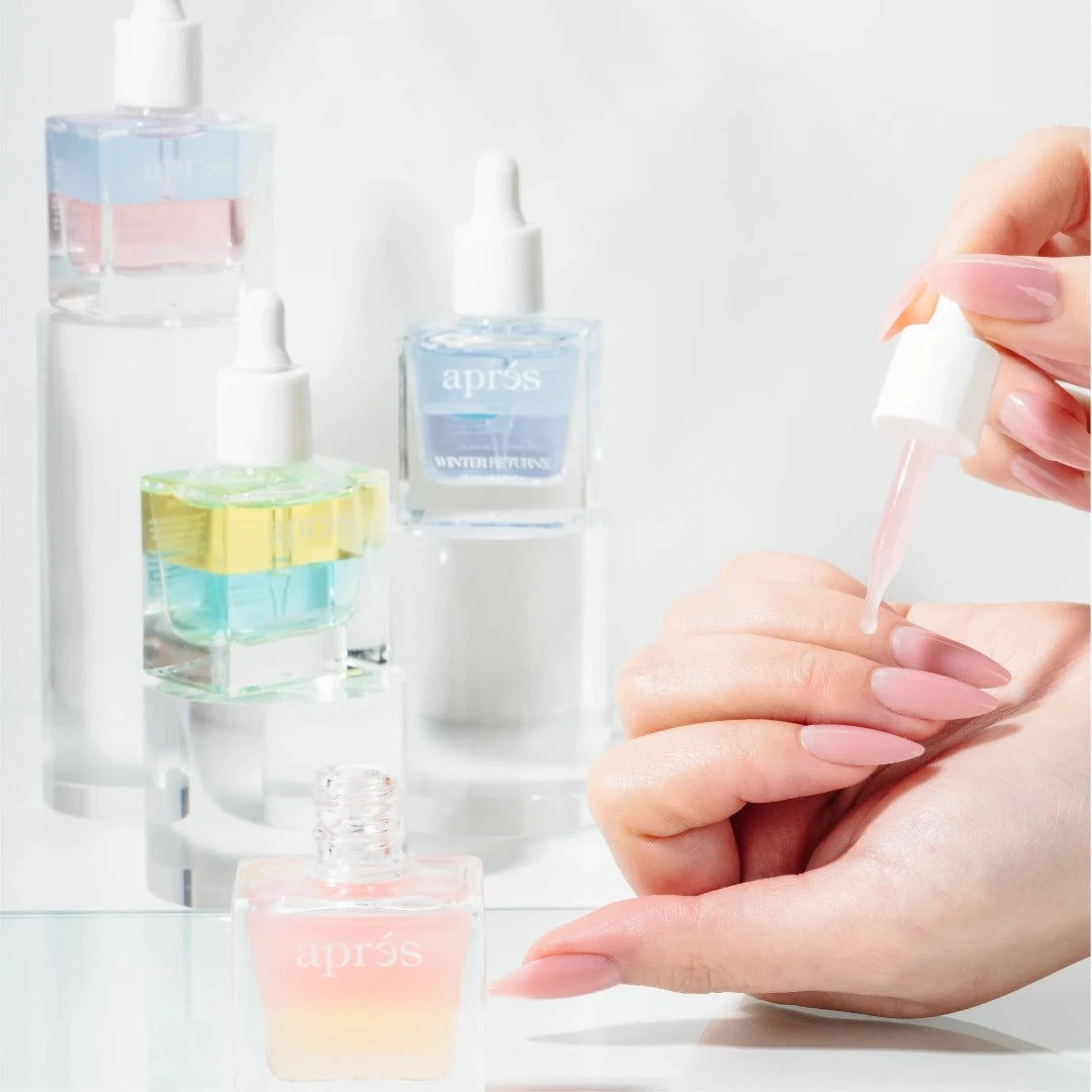 Apres Cuticle Serum - Fall Retreats (Pink/Yellow) #MPCO3 (15mL)