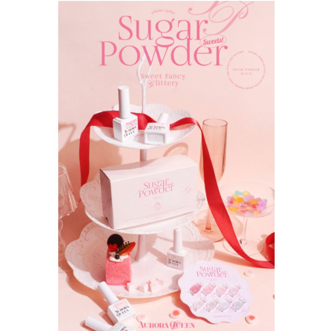 Aurora Queen Gel Polish - Sugar Powder Collection