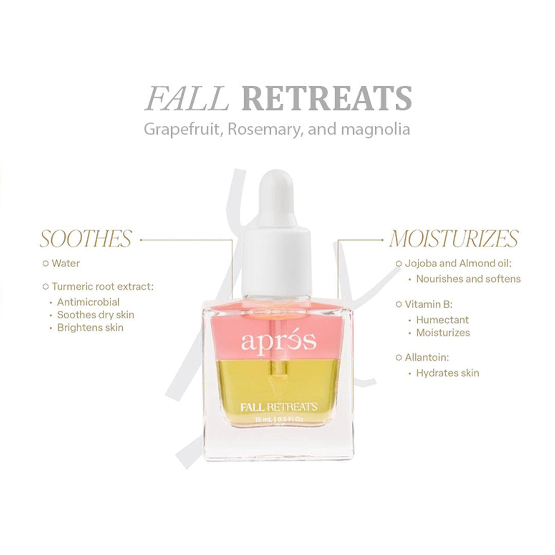 Apres Cuticle Serum - Fall Retreats (Pink/Yellow) #MPCO3 (15mL)