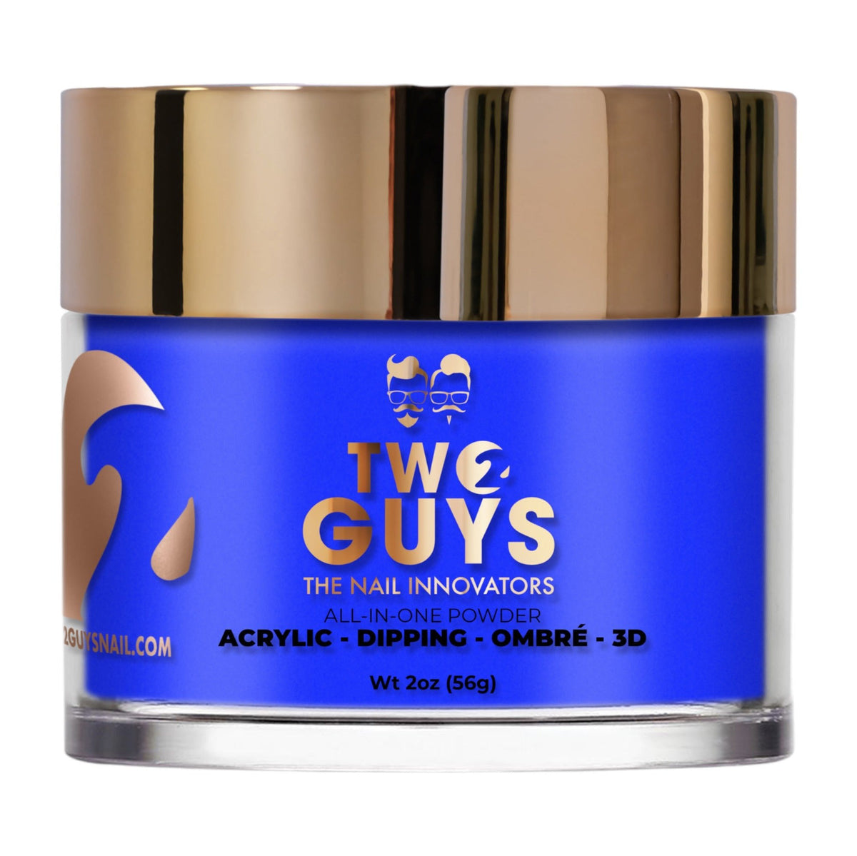2Guys Acrylic & Dipping Powder - Dutch Iris Blue Magic #A56 (2oz)