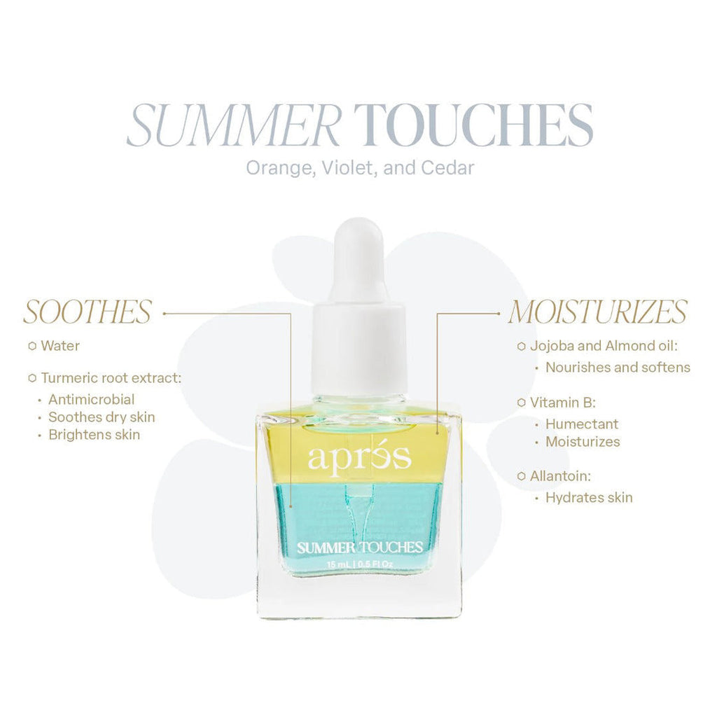 Apres Cuticle Serum - Summer Touches (Blue/Green) #MPCO2 (15mL)