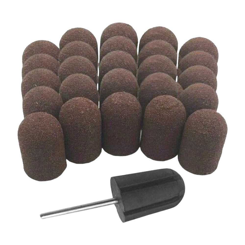 Berkeley Large Sanding Caps D16xl25mm (25pcs + 1 Rubber Mandrel)