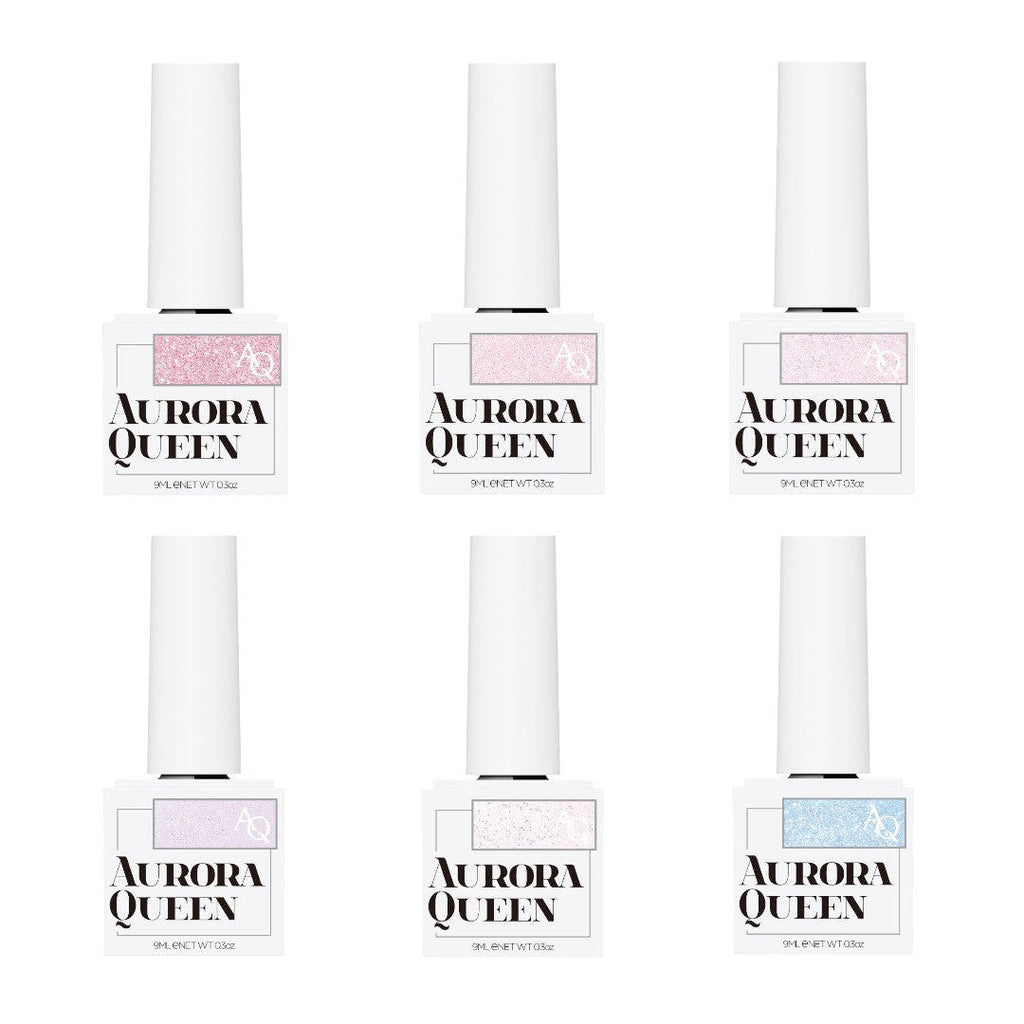 Aurora Queen Gel Polish - Sugar Powder Collection