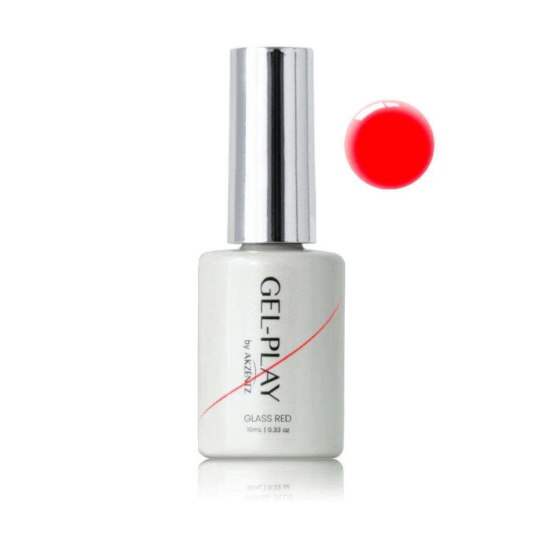 Akzéntz Luxio Gel Play - Glass Red (10mL)
