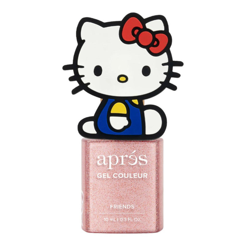 Apres Kitty Flash Glitter Gel Couleur (HEMA-Free) - Friends W/ Cap Accessory #5FGHK02PKWC