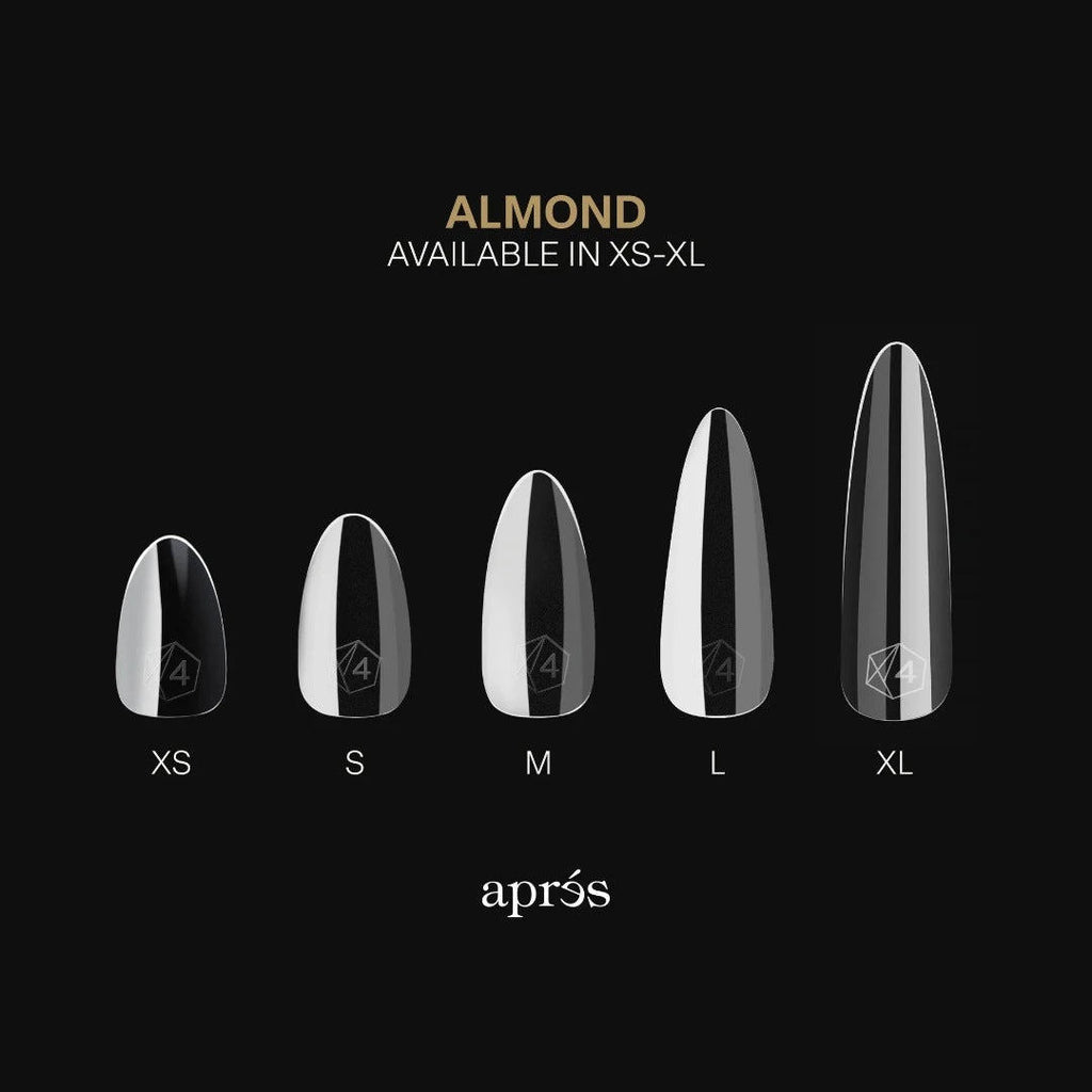 Apres Gel-X Mini Tips Box 2.0 - Natural Almond - Long (280pcs)
