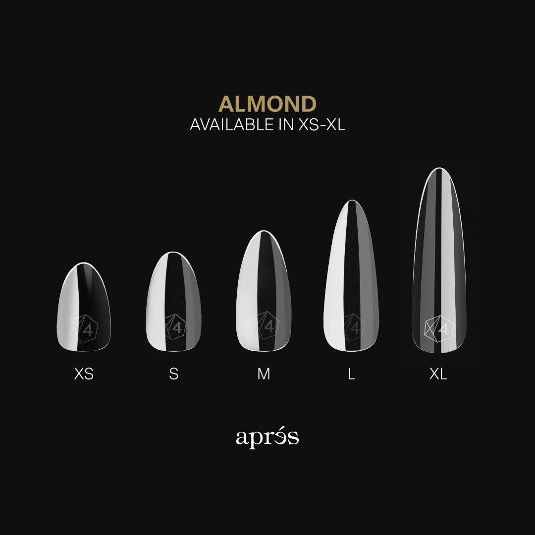 Apres Gel-X Mini Tips Box 2.0 - Natural Almond - Long (280pcs)