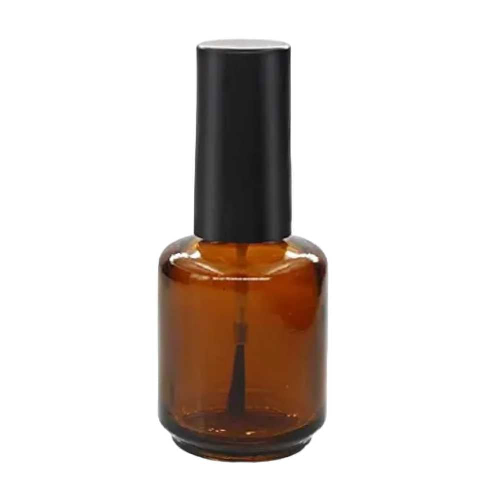 Amber Brown Empty Bottle