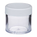 Berkeley Thick Wall PS Jar W/ White Cap #BJ300-WH (1oz)